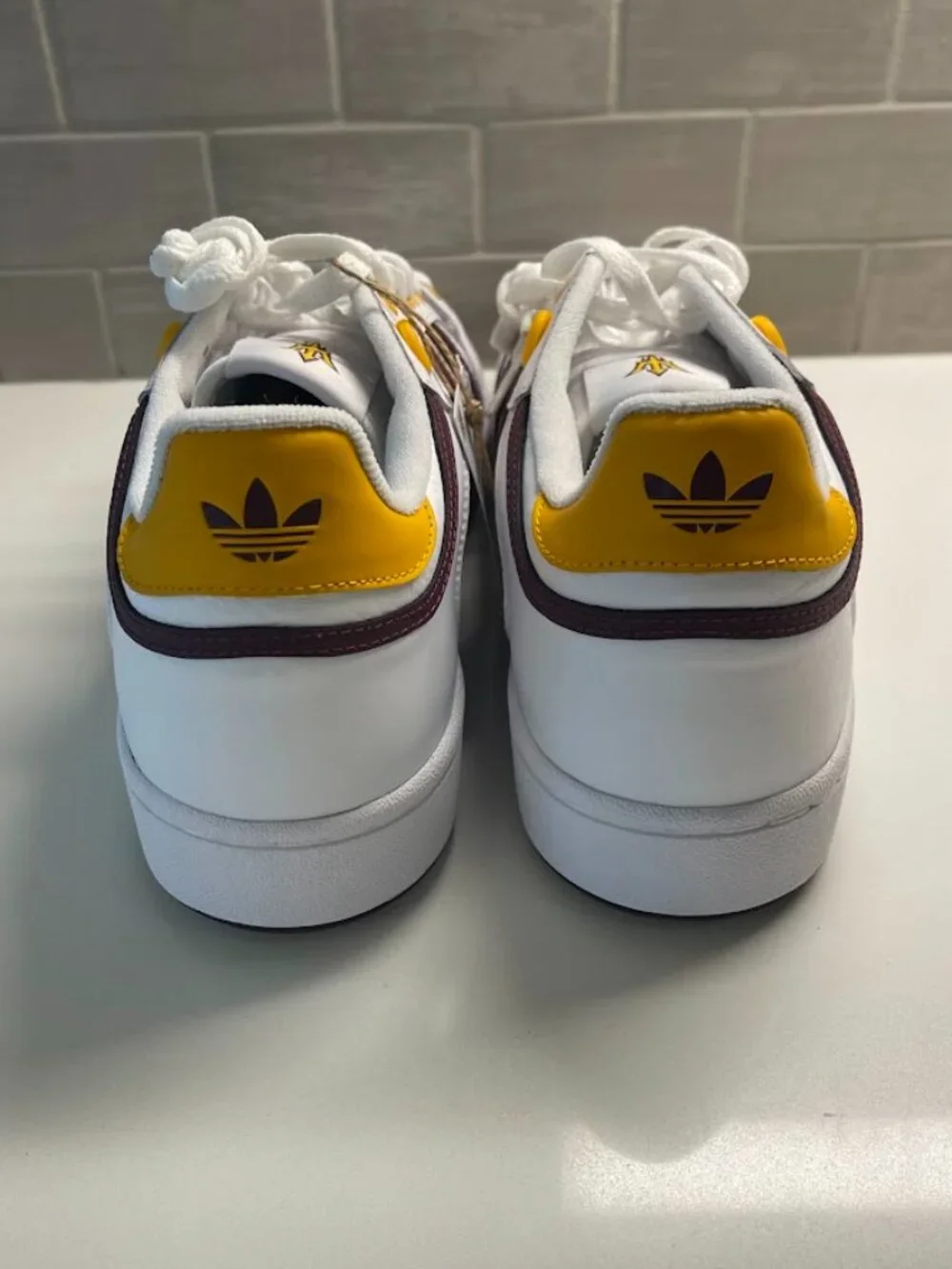 Adidas White Size M11 W12 Arizona State University Centennial RM Shoes